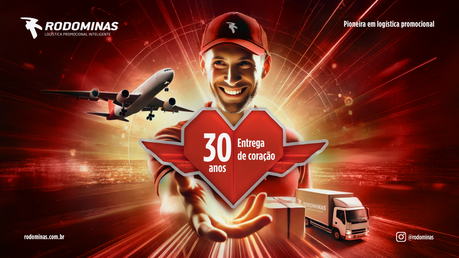 Nossa história é contada em quilômetros. Mas medida em confiança.